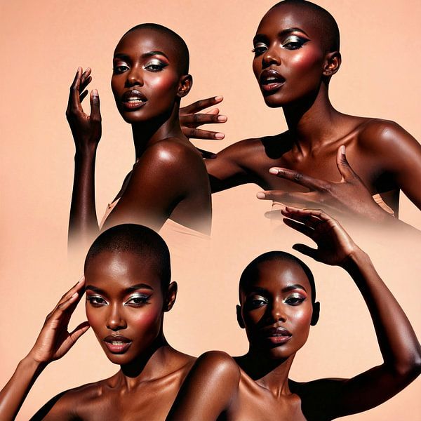 Collage Frau von Egon Zitter