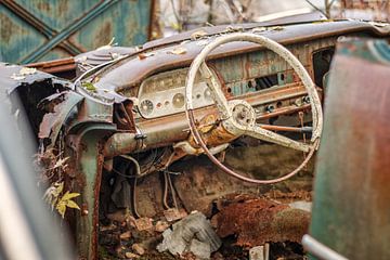 Rusty legacies in the forest - car graveyard in Sweden by Gentleman of Decay