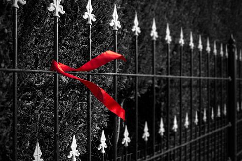 Ribbon waving in the wind