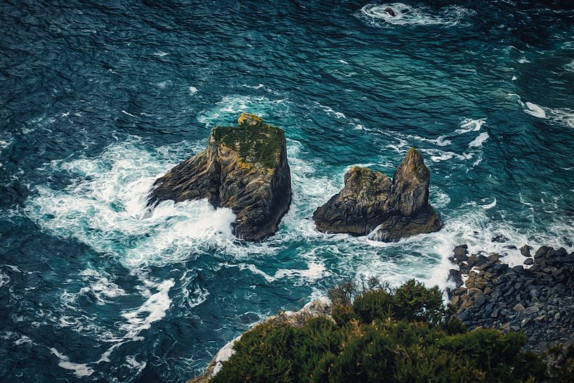 Gemälde Look - Der raue Atlantik von Martin Diebel