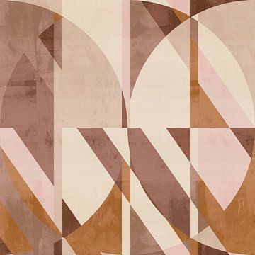 Bauhaus harmonie in aardetinten van Dina Dankers