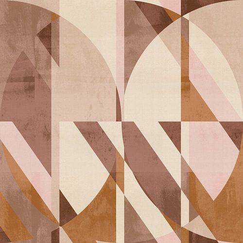 Bauhaus harmonie in aardetinten