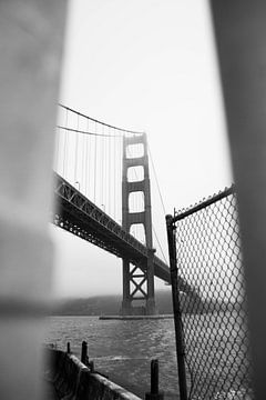 Golden Gate Bridge doorkijkje van Rianne Teunissen-Niehoff