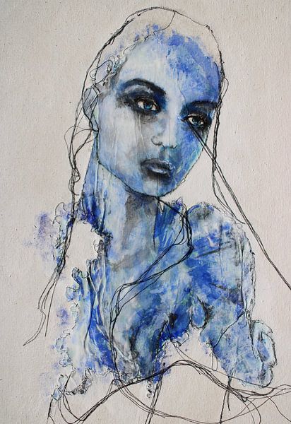 'Blue Iris' van Kim Rijntjes