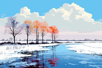 Winter | Winter van Blikvanger Schilderijen