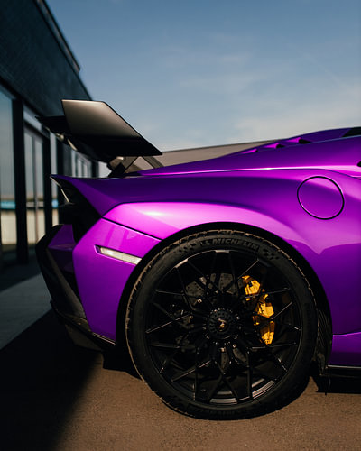 Viola Power – Lamborghini Huracán STO: detail van het achterste zijpaneel