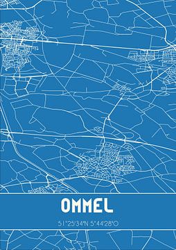 Blueprint | Map | Ommel (North Brabant) by Rezona