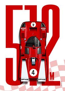 Ferrari 512M Kyalami Top Tribute