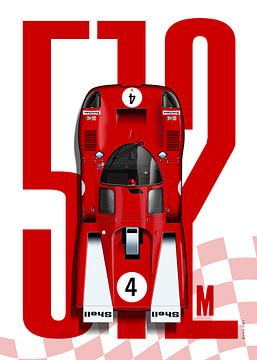 Ferrari 512M Kyalami Top Tribute von Theodor Decker