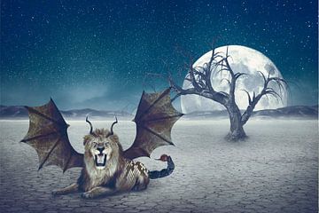 Manticore in the desert