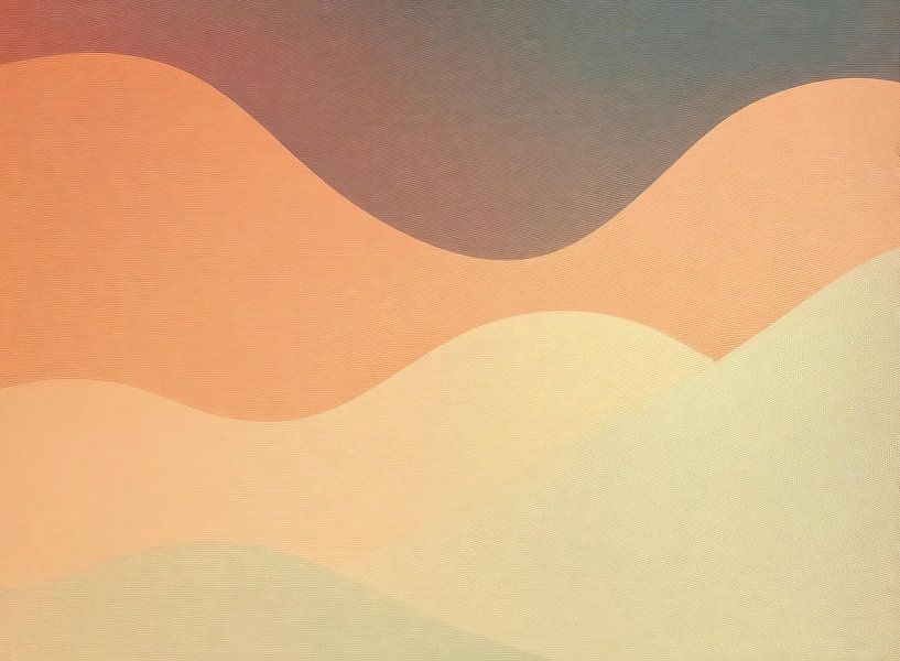 Flowing Abstract Landscape by Modern Collection