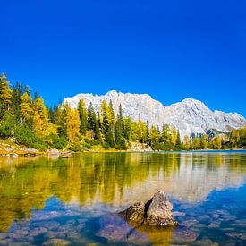 Seebensee in autumn by Manfred Schmierl
