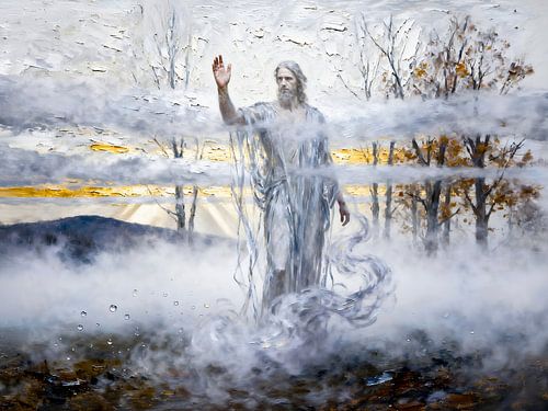 Kaikias, god van de noordoostenwind en de mist uit de Griekse mythologie