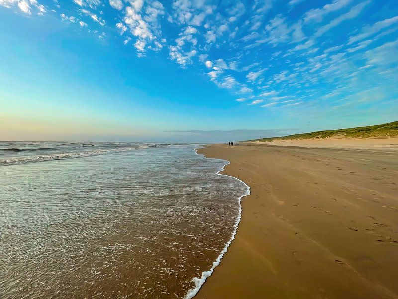Zonsondergang strand van Michael Ruland