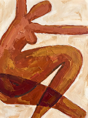 Dynamisch Sienna-figuur