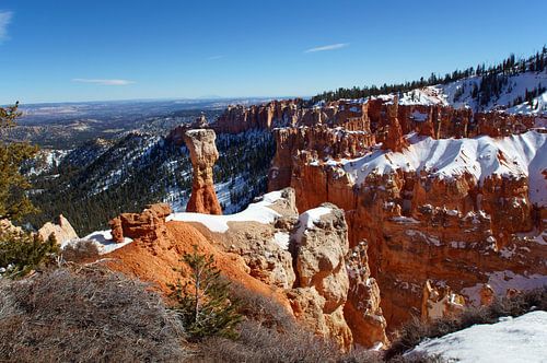 Thors hammer Bryce Canyon National Park, Utah, Verenigde Staten