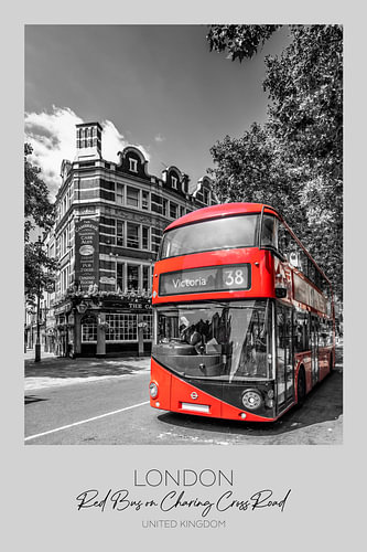 À la une : LONDRES – Un bus rouge sur Charing Cross Road