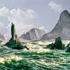 wild green sea by Lars van de Goor