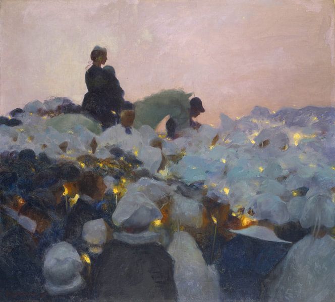 Pardon in Brittany, Gaston La Touche by All the Masters