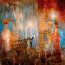 Still life with seven candles by Annette Schmucker thumbnail