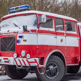 Klassieke auto van een Tsjechische brandweer van Animaflora PicsStock