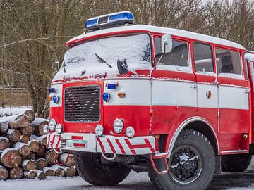 Klassieke auto van een Tsjechische brandweer van Animaflora PicsStock