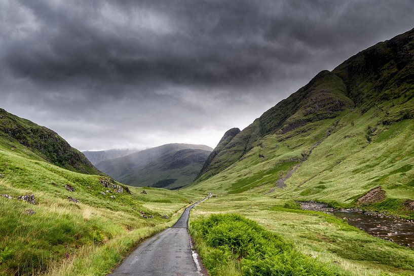 Glen Etive Schottland von Keesnan Dogger Fotografie