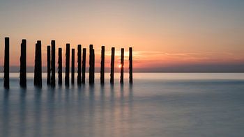 Meerblick im Abendlicht.