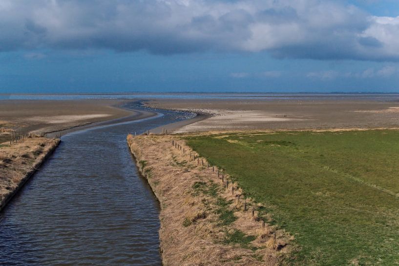 Wattengebiet bei Zwarte Haan von George van der Vliet