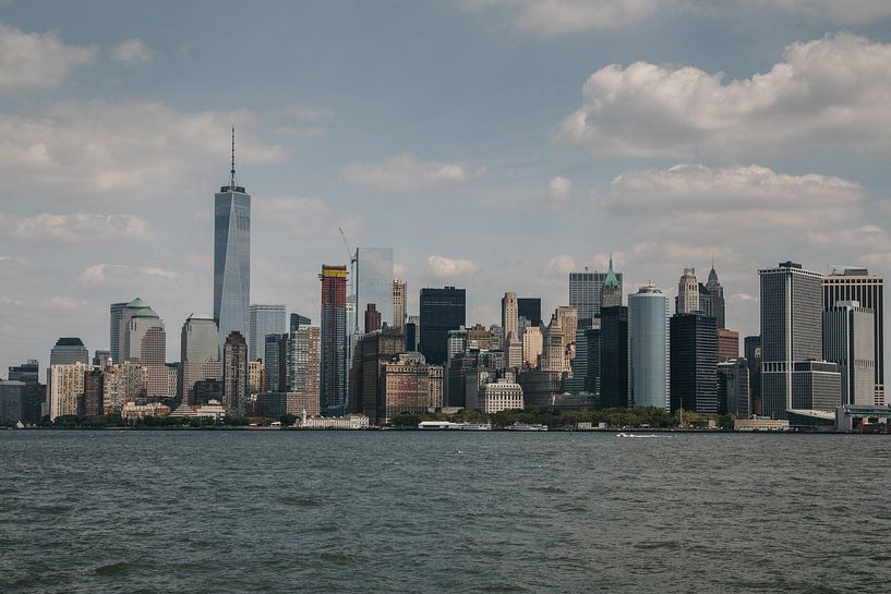 Lower Manhattan NYC in Farbe von Thea.Photo