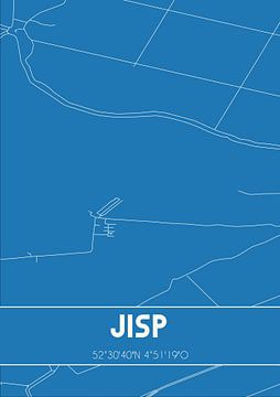 Blueprint | Carte | Jisp (Noord-Holland) sur Rezona