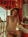 (Get Your Kicks On) Route 66 - Polaroid Fotografie von Frank Daske | Foto & Design Miniaturansicht