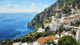 Limoncello in Positano: Wohnen an der Amalfiküste in Italien mit Meerblick von Dirk van der Ven