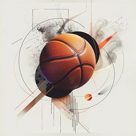 Basketball von Poster Art Shop
