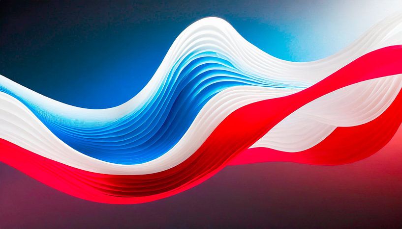 Blue, white and red colours by Mustafa Kurnaz