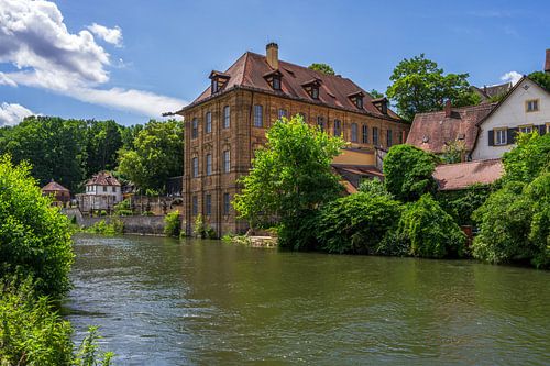 La maison d'artistes Villa Concoridia sur la Regnitz dans la vieille ville historique de Bamber