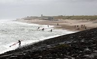 Surfers at Domburg by MSP Canvas thumbnail