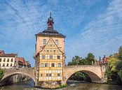 Blick auf das alte Rathaus in Bamberg von Animaflora PicsStock Miniaturansicht