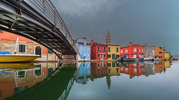 Venetië Burano van Kurt Krause