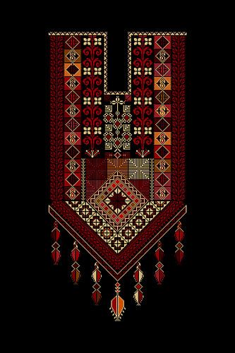 Tatreez Ornament Vorlage 85