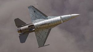Vorbeiflug des F-16 Viper-Demonstrationsteams der US-Luftwaffe.