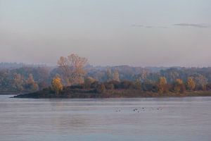 Herbstblick über den See
