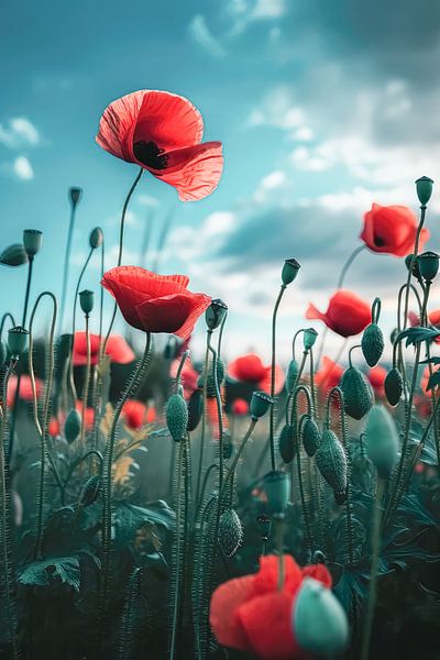 Poppies by Bert Nijholt