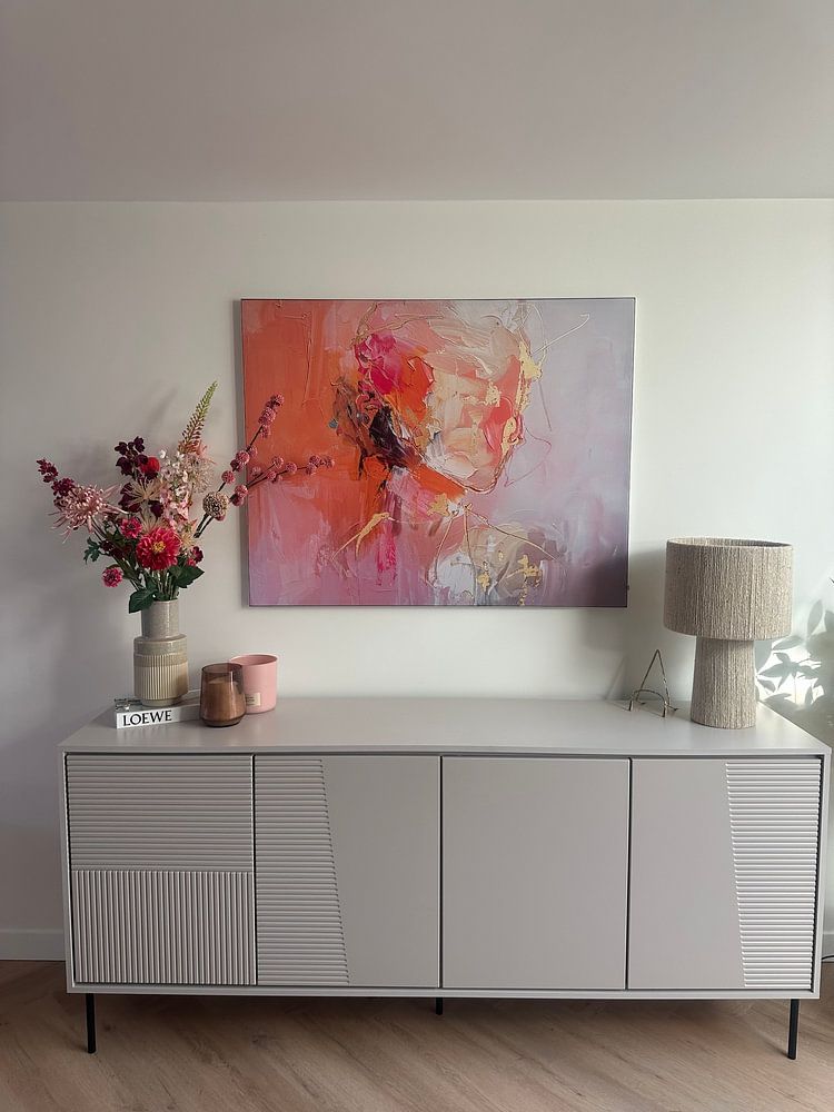 Portrait minimalist painting  by Abstract Painting 