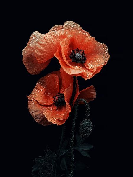 Poppy in bloom by Color Square