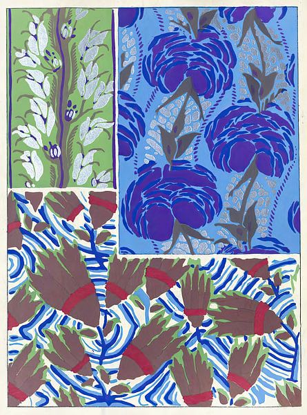 Émile-Allain Séguy - Ideas for fabrics and carpets by Peter Balan