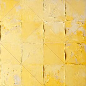 Venetiaans stucwerk in botergeel van FRESH Fine Art