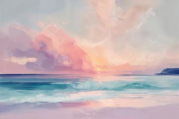 Zonsondergang in Pastel no.3