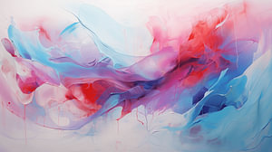 Abstrakte Malerei, rot und blau strukturierter pastellfarbener Kunst Design Hintergrund