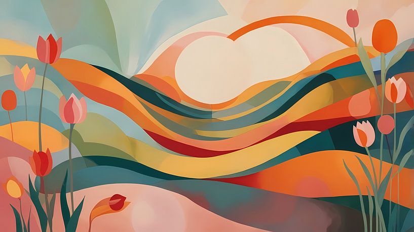 Vibrant Spring Horizon by Georgia Chagas